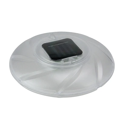 Color Changing Solar Powered Floating Disc Pool Light - 7.5"