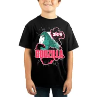 Godzilla Classic King Of Monsters God Side Kids T-shirt