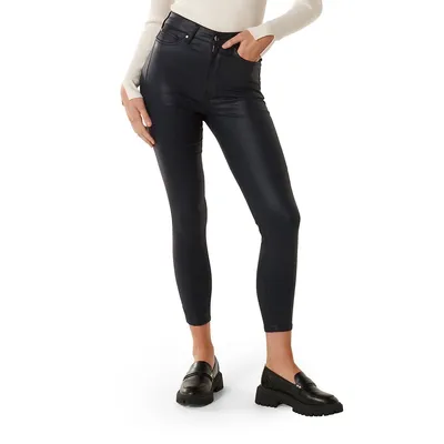 Bella Cropped High Rise Skinny Jeans