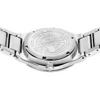 Men's Solar Titanium Watch In Silver/silver