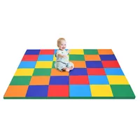 58'' Toddler Foam Play Mat Baby Folding Activity Floor Mat Home School Daycare