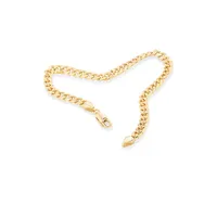 19cm (7.5) Hollow Rope Bracelet in 10kt Yellow Gold