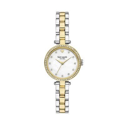 New York Women's Holland Three-hand, Gold-tone Stainless Steel Watch