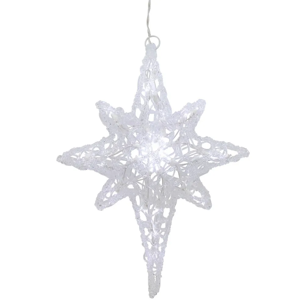 Northlight 47 LED Lighted Twinkling Cool White Snowflake Christmas Outdoor  Decoration