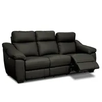 Maverick 86.2" Power Reclining Sofa With Power Headrest In Dark Chocolate Leather Match