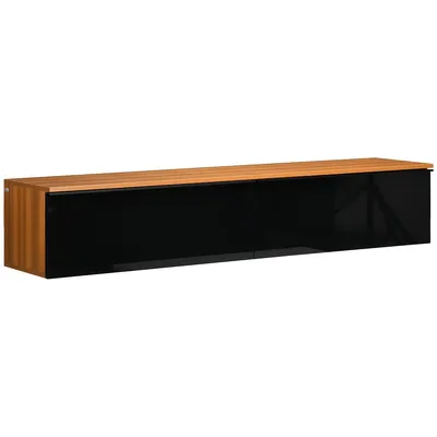 Wall Mounted Tv Stand Cabinet With Storage And High Gloss