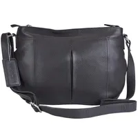Pebbled Scarlet Crossbody Hobo Bag