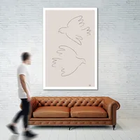 Two Doves Wall Art