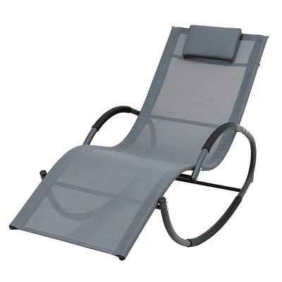 Outdoor Rocking Patio Lounge Chair