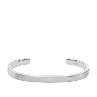 Men's All Stacked Up Stainless Steel Cuff Bracelet