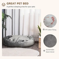 Pet Bed For Medium Dogs, Dark Grey