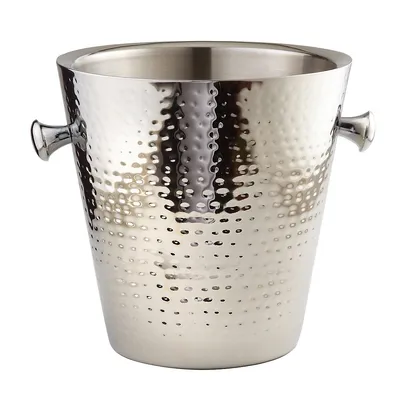 Double Wall Hammered Champagne Bucket