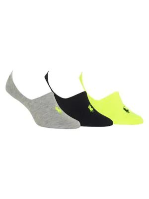 Womens 3-Pack Flat Knit Sneaker Liner Socks