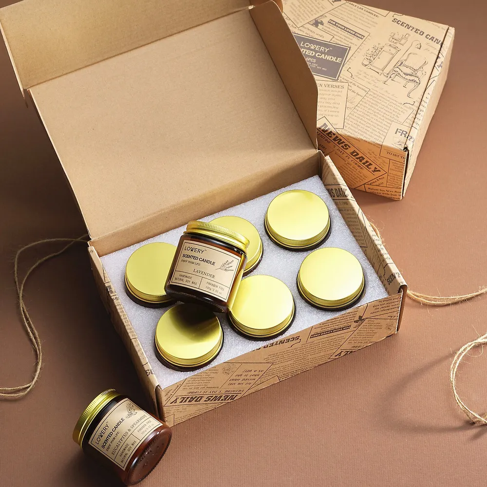 6-pc. Scented Candle Gift Set - Luxury Aromatherapy Home Soy Candles