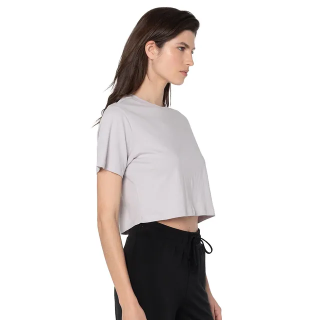 Pure & Simple Womens Gravity Organic Cotton Crop