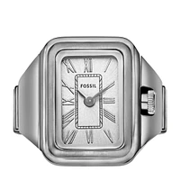 Women's Raquel Watch Ring Two-hand, Stainless Steel