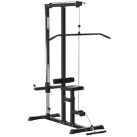 Pulldown Machine With Low Row Cable Muscle Strengthening