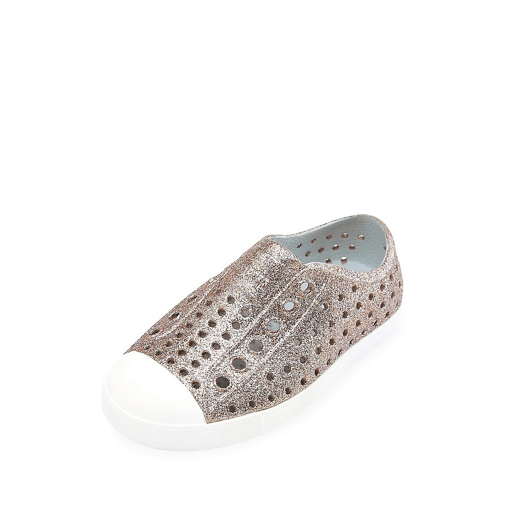 Kid's Jefferson Perfoarated Bling Slip-Ons