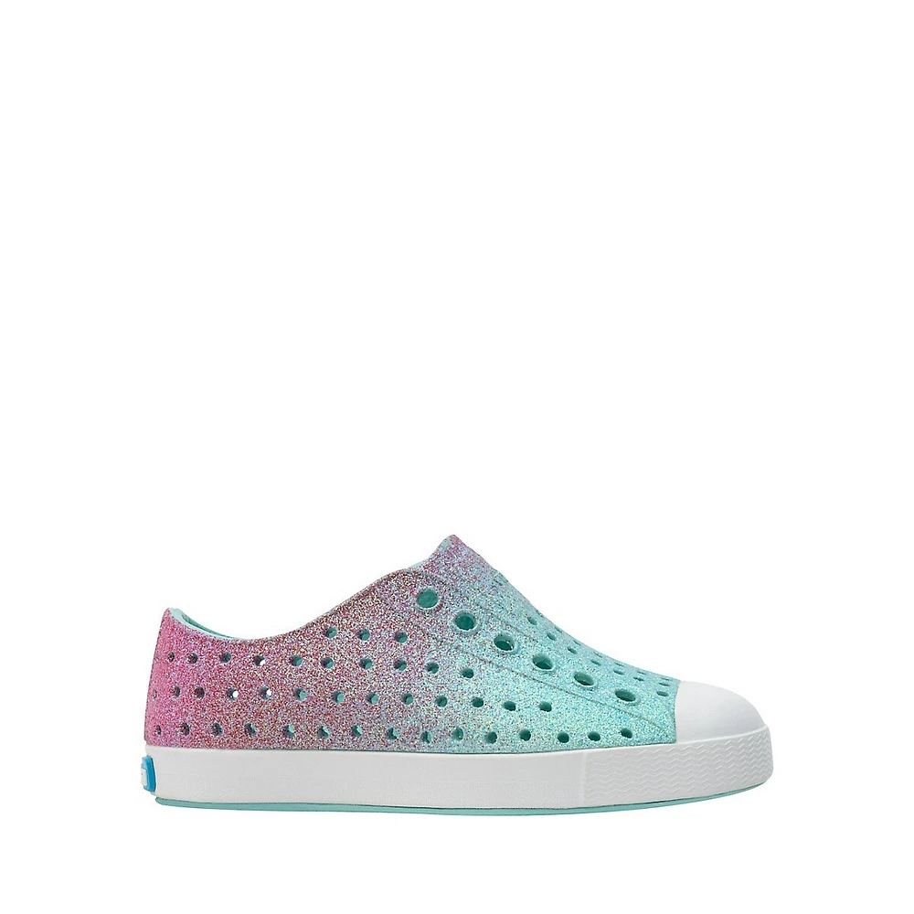 Kid's Jefferson Perfoarated Bling Slip-Ons