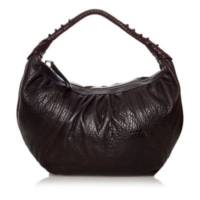Pre-loved Spy Leather Hobo Bag
