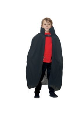 Black Vampire Boy Child Halloween Cape Costume Accessory - Large