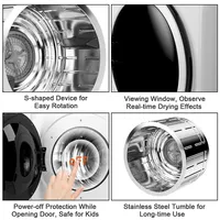 1700w Electric Tumble Laundry Dryer Stainless Steel Tub 13.2 Lbs /3.22 Cu.ft
