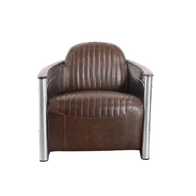 Mozilla Antique Lounge Chair Brown
