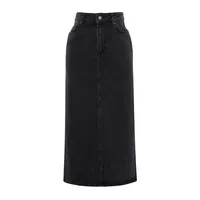 Women Pencil Regular Fit Denim Skirt