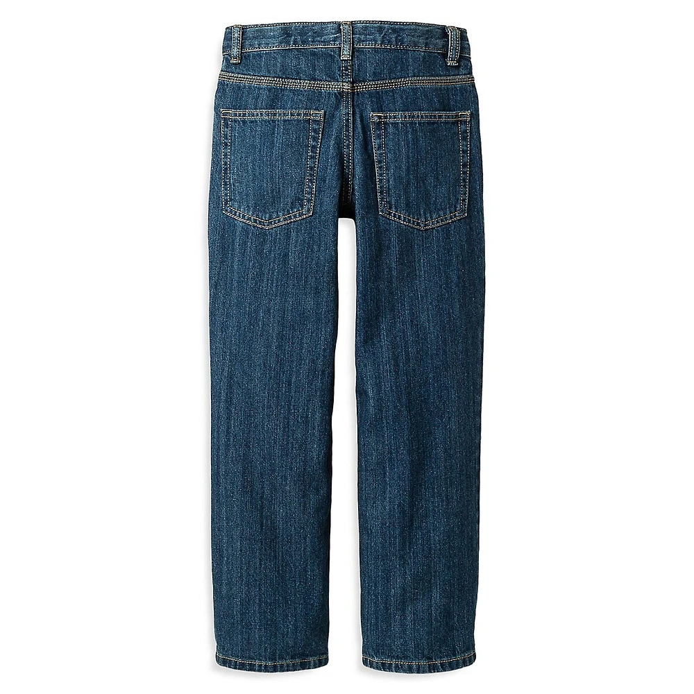 Boy's Relaxed Straight Fit Jeans