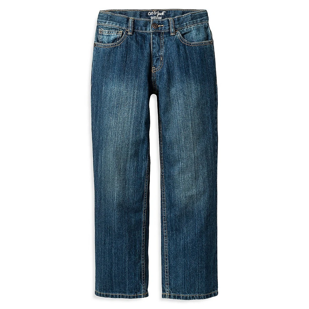 Boy's Relaxed Straight Fit Jeans