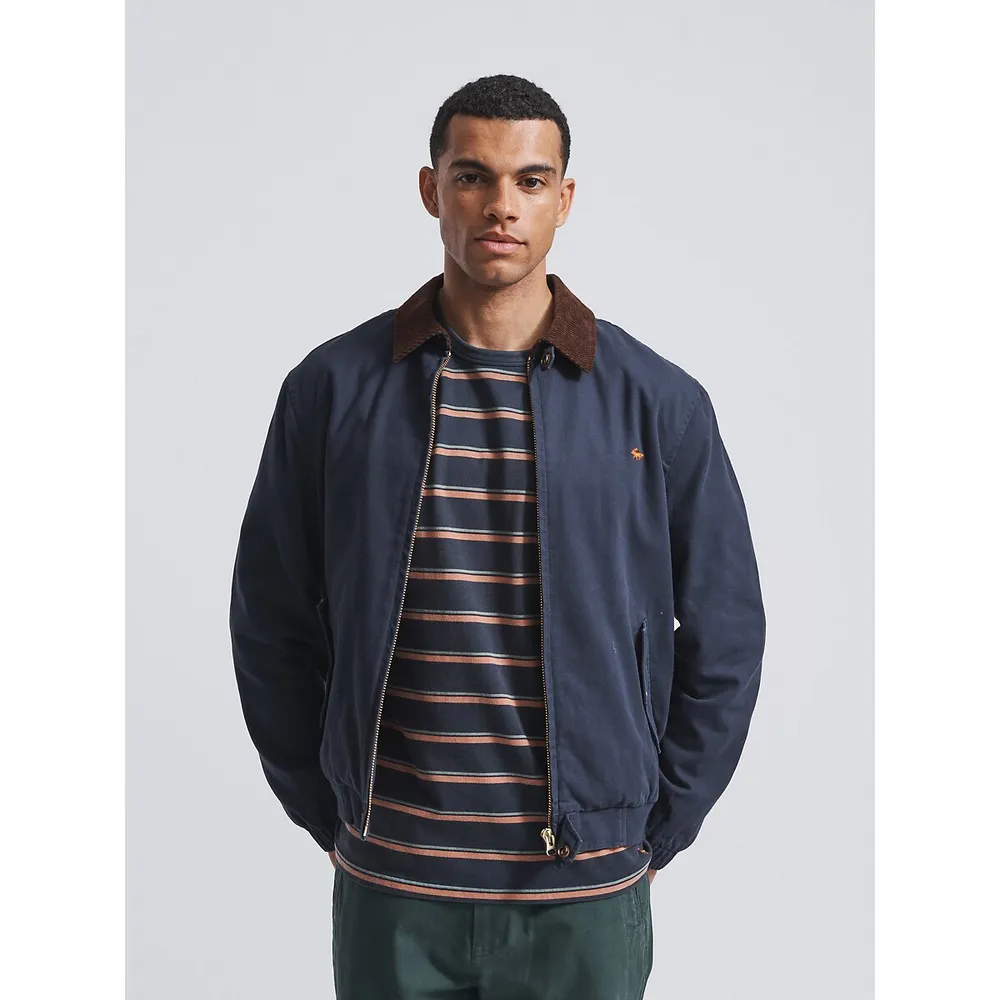 canvas harrington jacket