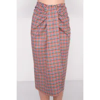Front Pleated Midi Skirt