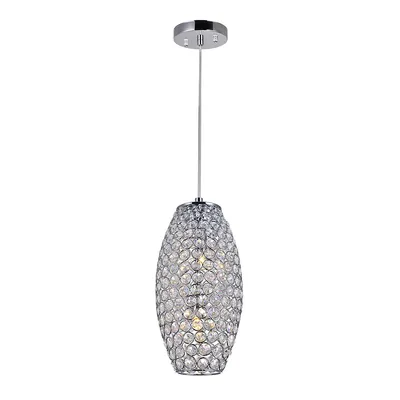 Sage 2 Light Mini Chandelier With Chrome Finish