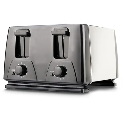 4-slice Toaster, Black