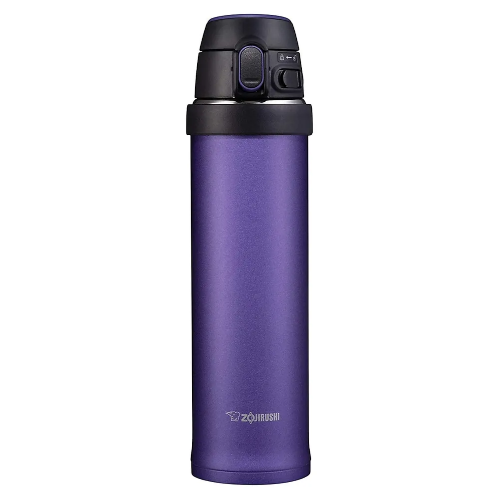 Flip-And-Go Stainless Steel Water Bottle SM-QHE60VK