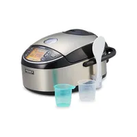 5.5-Cup Stainless Steel Pressure IH Rice Cooker ZO-NP-NWC10XB