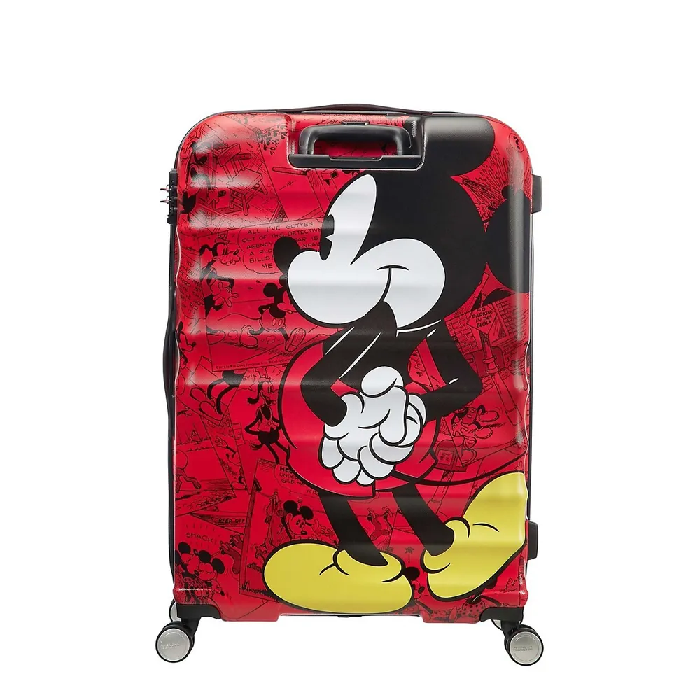 Grande valise à roulettes pivotantes Mickey Comics de Disney Wavebreaker, 75 cm
