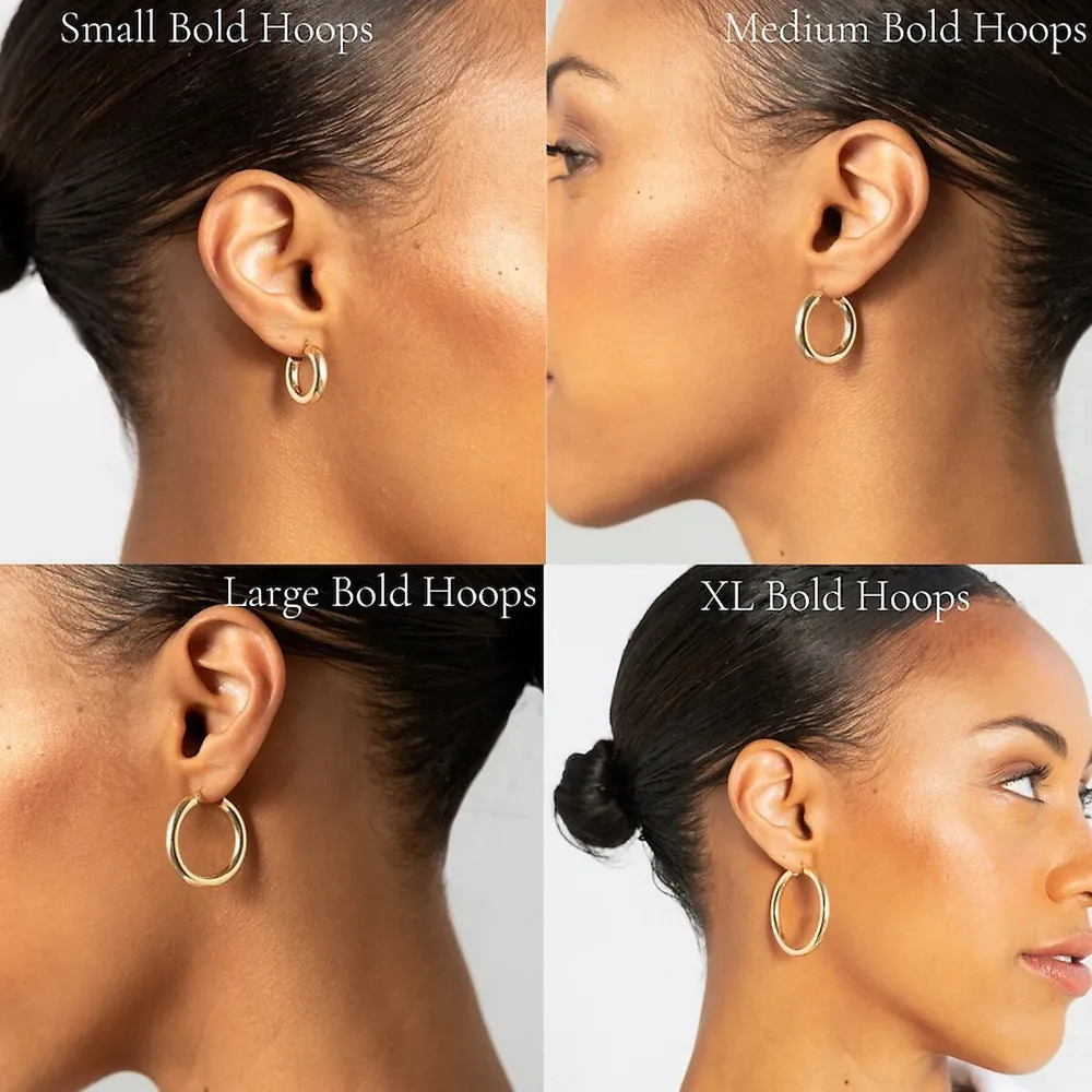 Bold Gold Hoops