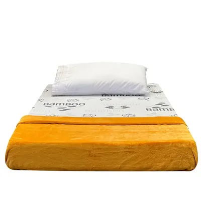 Made in Canada 2-Sided Reversible Foam Mattress with washable removable zippered cover - CertiPUR-US® Certified - Twin Size