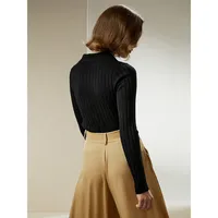 Ribbed Silk-cashmere Blend Cardigan For Women