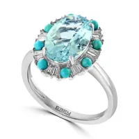 Aquamarine Turquoise Ring