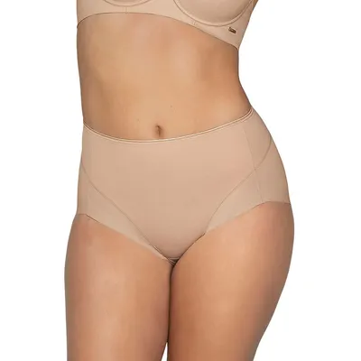 Leonisa Extra High-Waisted Sheer Bottom Sculpting Shaper Panty in Beige -  Busted Bra Shop