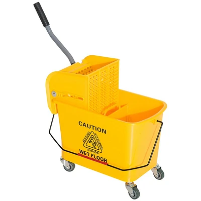 5 Gallon Mop Bucket With Side Press Wringer