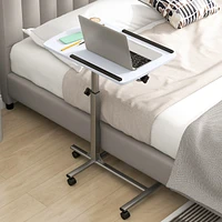 Mobile Standing Desk Height Adjustable Sit To Stand Laptop Desk
