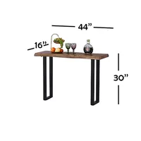 Side Table With Metal Leg