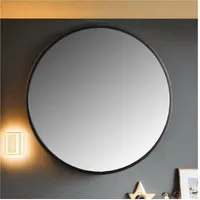 Round Mirror Black