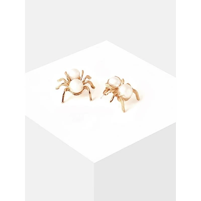 Gold Plated Pearls Stud