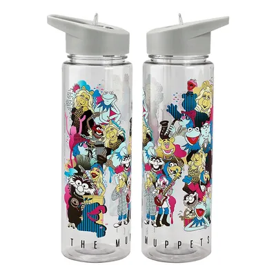 The Muppets Multi Characters 24 Oz Water Bottle