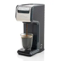 2 In 1 Single Serve K-Cup Pods Coffee Maker, Coffee Brewer Machine compatible with Ground & Capsule, Slim Design