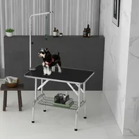 Dog Grooming Table With 8-39 Inch Height Adjustable Arm